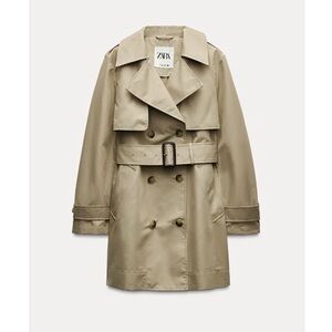 Zara Women's Beige Trench Coat